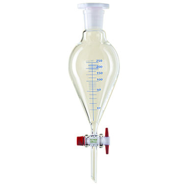 (image for) Separating Funnel, Conical, Graduated, 250ml, 29/32 Neck